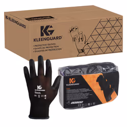Kleenguard G40, Workshop gloves, Black, S, Adult, LKA, 60 pc(s)