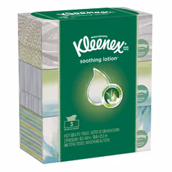 Kleenex Lotion Facial Tissue 120 Count 3 Pack