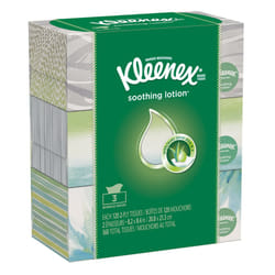 Kleenex Lotion Facial Tissue  120 Count  3 Pack