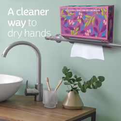Kleenex Disposable Paper Hand Towels  6 Boxes  60 Tissues per Box 360 Total Tissues  Packaging May Vary