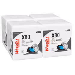WypAll 41026, Paper pulp, Polypropylene (PP), White, United States, 317.5 mm, 304.8 mm, 200 pc(s)