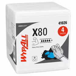 WypAll 41026 cleaning cloth Paper pulp, Polypropylene (PP) White 200 pc(s)