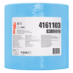 WypAll 41611, Paper pulp, Polypropylene (PP), Blue, United States, 314.9 mm, 309.8 mm, 870 pc(s)