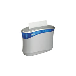 Kleenex 51904 Reveal Countertop Folded Towel Dispenser, 13.3x9x5.2, Soft Gray/Translucent Blue