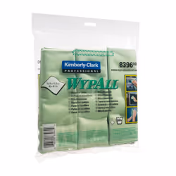 WypAll* Microfibre Cloths 8396 - 1 carry pack x 6 cloths, green
