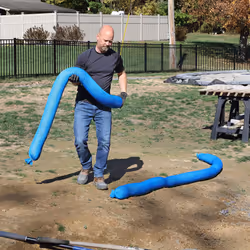 PIG Sediment Filter Sock - for Erosion Control and Storm Drain Protection - Dia. 5"""" x 5' L - Black - PMB30032