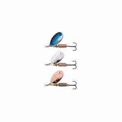 Fast Attack Spinner Fishing Lures - 3 Pack - Perfect for Trout, Salmon and Sea Trout in Freshwater - Balanced, Accurate, Shar ...