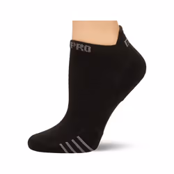 Thorlos Experia Prolite Unisex Tab Length Running Socks, Black/Black