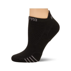 Thorlos Experia Prolite Unisex Tab Length Running Socks, Black/Black