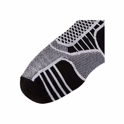 Thorlo Experia Prolite Ultra-Light No-Show Running Socks, Black/White - M