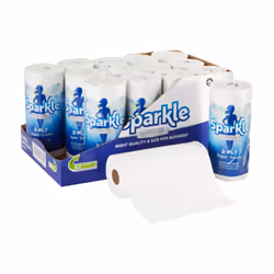 Sparkle 2-Ply Perforated Roll Paper Towels By Gp Pro (Georgia-Pacific) White 2717714 85 Sheets Per Roll 15 Rolls Per Case