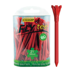 Champ Fly Tee Golf Tee 69 mm 2 3/4 Inch Red