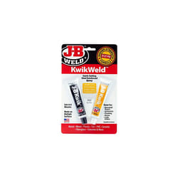 JB Weld 8276 Kwikweld Twin Tube Quick Setting Steel Reinforced 2 Part Epoxy adhesive for Repair Dark Grey Two 1 oz tubes