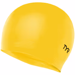 TYR Latex Swim Cap Florescent Yellow