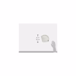 Long Hair Swimming Cap White