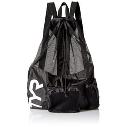 TYR Alliance Big Mesh Mummy Backpack - Swimming Mesh Bag - Black