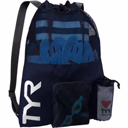 TYR Big Mesh Mummy Backpack Navy One Size