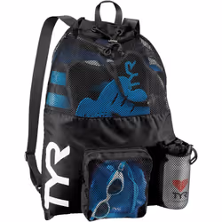 TYR Big Mesh Mummy Backpack  Navy  One Size