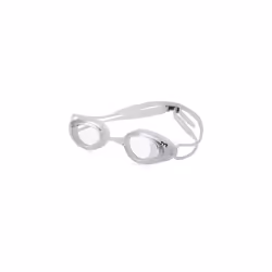 Unisex Adult Blackhawk Racing Low Profile Swimming Goggles - Clear/Clear/Clear, Medium