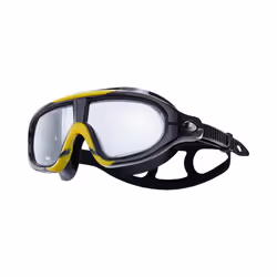 TYR Orion Swim Mask Adult Fit  Smoke/Black/Yellow