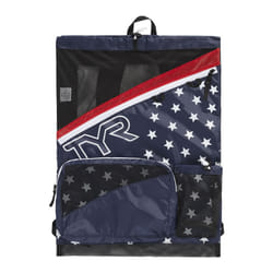 TYR Elite Team Mesh Backpack  Red/Navy  one Size