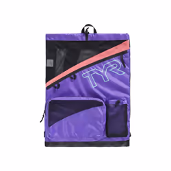 TYR Elite Team Mesh Backpack Pink/Purple one Size