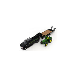 ERTL Ford Pickup with gooseneck Trailer & John Deere Tractor Vehicle