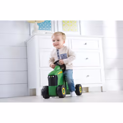 John Deere Sit 'N Scoot Activity Tractor Toy - Foot to Floor Kids Ride On Toys - John Deere Tractor Toys for Toddlers - 20 x 9.8 x 16.15 inches - Gree