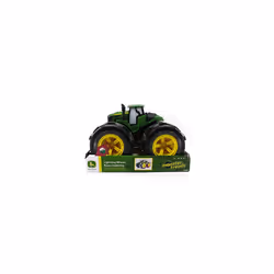 Monster Treads Lightning Wheels Light Up Tractor Deluxe - John Deere Tractor Toys - Light Up Monster Truck Tractor with Rainbow Lights and Sounds Medi