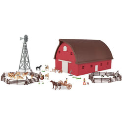 John Deere Round Barn Set 1/64 Scale Play Set with Accessories 73 Piec