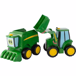 Tomy John Deere B47193, Vehicle set, 1.5 yr(s), Plastic, Green, Yellow
