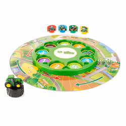 John Deere Go Johnny Go Board Game - Cooperative Farming Games for Game Night - John Deere Toys and Board Games - Farm Toy Ga ...