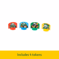 John Deere Go Johnny Go Board Game - Cooperative Farming Games for Game Night - John Deere Toys and Board Games - Farm Toy Games for Kids - Family Gam