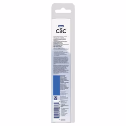 Oral-B Clic Toothbrush Sensitive Clean Replacement Brush Heads  White  2 Count (Pack of 3)