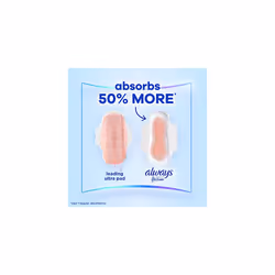Always Infinity Regular Pads With Wings, 18 ct