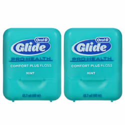 Oral-B, Glide, Pro-Health, Comfort Plus Floss, Mint, 2 Pack, 43.7yd