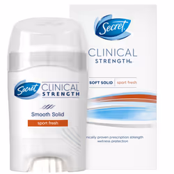 Secret Clinical Strength Sport Fresh, Women, Deodorant, Gel deodorant, 73 g, Active Ingredient: Aluminum Zirconium Trichloroh ...