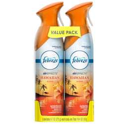 Febreze Air Effects Air Freshener  Hawaiian Aloha  19.4 oz 2 pack
