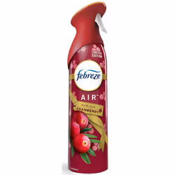 Febreze Air - Air Freshener Spray in Limited Edition Holiday Collection 2020 Fresh-Twist Cranberry Fragrance Net Wt. 8.8 OZ Per Bottle. Pack of 3 Bott