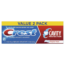 Crest Cavity Protection Toothpaste  Regular Paste  5.7 Oz(Pack of 2)  2Count