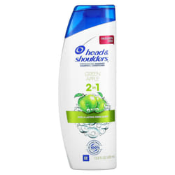 Head & Shoulders, 2 in 1 Shampoo + Conditioner, Green Apple, 13.5 oz (400 ml)