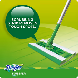 Swiffer Sweeper Wet Cloth Refill  White 64 Count