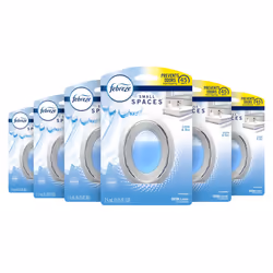 Febreze Small Spaces Air Freshener Odor Eliminator Linen & Sky (Pack of 6)