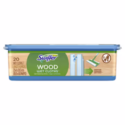 Swiffer Sweeper Wet Wood Floor Mopping cloths 20 count