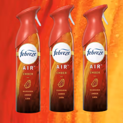 Febreze Air Effects Odor-Fighting Air Freshener Ember  8.8 OZ - Pack of 3