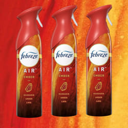 Febreze Air Effects Odor-Fighting Air Freshener Ember  8.8 OZ - Pack of 3
