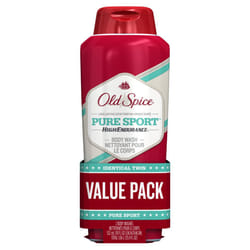 Body Wash for Men by Old Spice  High Endurance Body Wash Twin Pack  Pure Sport  18.0 fl oz each