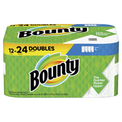 Bounty Select-A-Size Double 2-Ply Paper Towels  98 Sheets Per Roll  Pack Of 12 Rolls