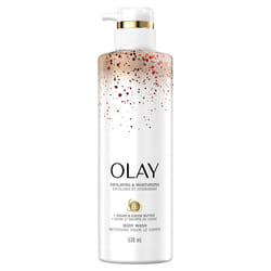 Olay Exfoliating & Moisturizing Body Wash With Sugar  Cocoa Butter  & Vitamin B3  17.9 Fl Oz  4.673 Lb