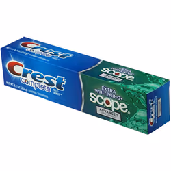 Crest Complete Multi-Benefit Fluoride Toothpaste - Extra Whitening and Scope Advanced Freshness - 8.2 oz each  3 count